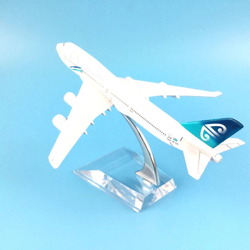 Kids Toys New Zealand - 模型飛行機 1:400 16 センチメートルエアニュージーランドボーイング 747 航空機モデルダイキャストメタルモデルおもちゃの飛行機アクセサリー子供