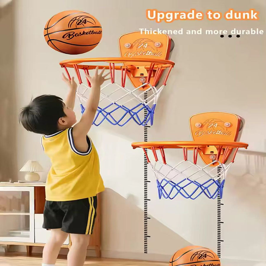 Basketball Hoop Kids Indoor - 男の子用バスケットボールフープ子供用バスケットボールフープ家庭用ミュートボール壁掛け折りたたみ式バスケットボールフープトレーニング機器