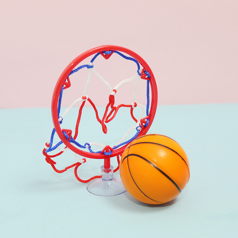 Basketball Hoop Kids Indoor - 子供用室内ミニバスケットボールフープセット、吸盤付き壁掛け、家庭用スポーツゲーム、子供用エクササイズ、楽しいバスケットボールフープキット
