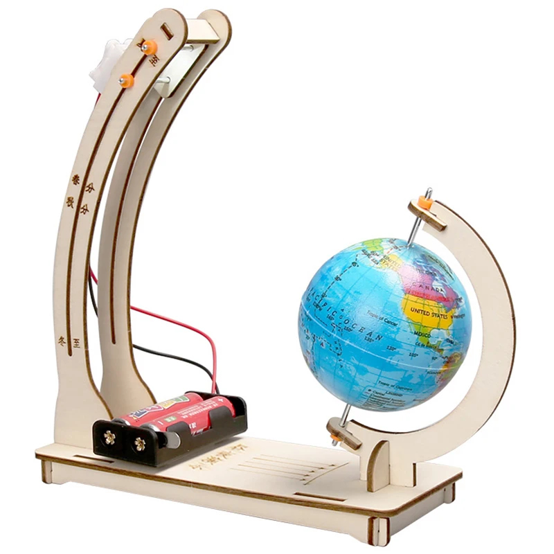 Kids Toys Cycle - STEM科学実験キット 地球の昼と夜の周期シミュレーション DIYモデル 子供向け 8～12歳 学校プロジェクト
