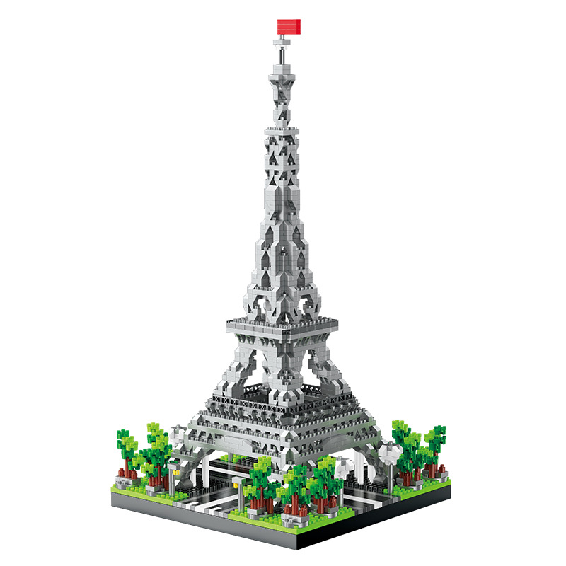 Kids Toys Paris - 2 サイズ選択パリエッフェル塔マイクロミニビルディングブロックおもちゃフランスのプライドグッズ装飾とギフトにふさわしい