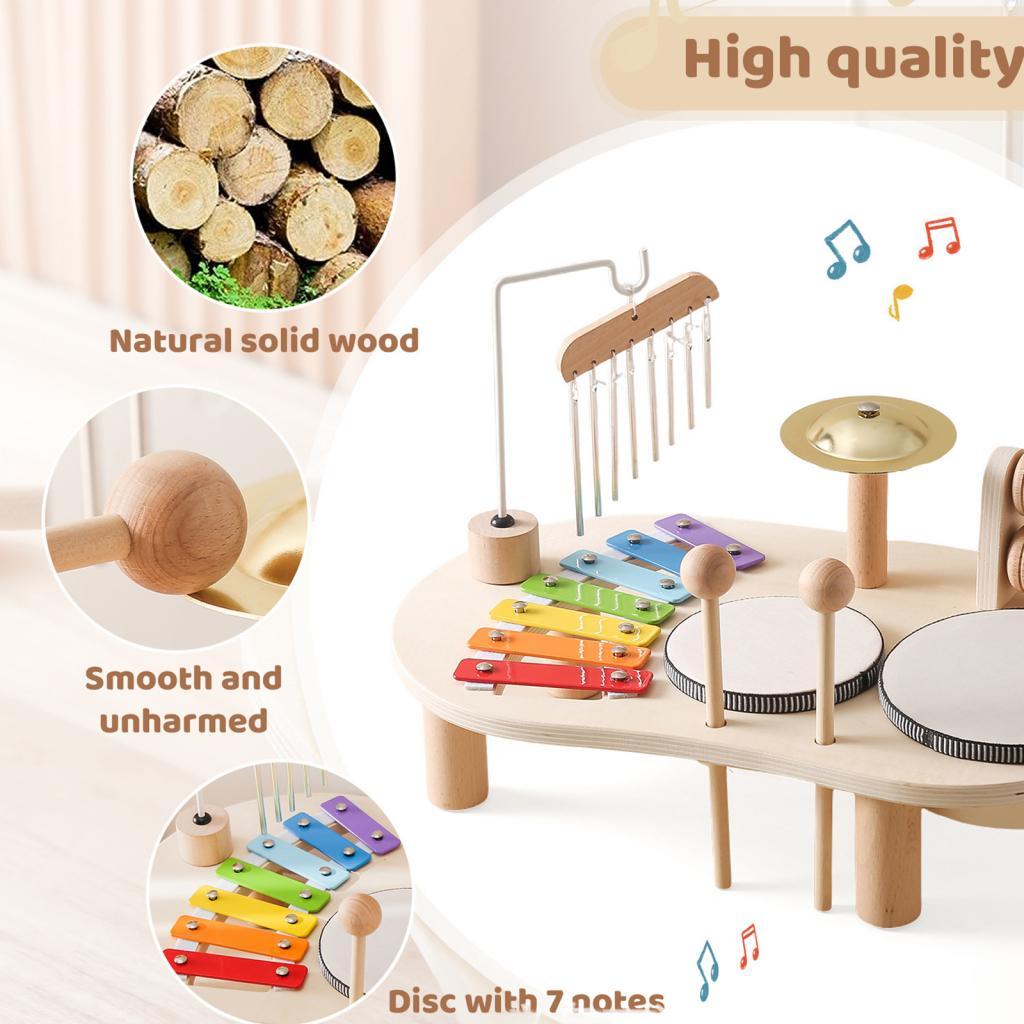 木琴ドラムセット学習玩具手と目の協調性を養う微細運動能力向上 - Kids Toys Xylophone のレビューと価格