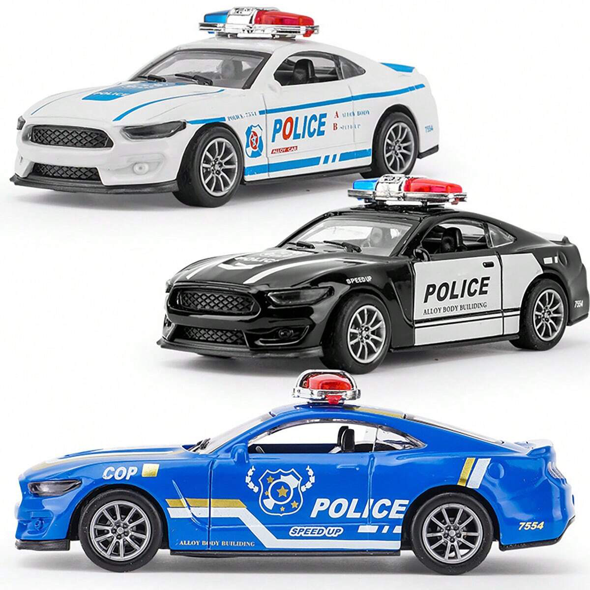 合金製モデルカー、プルバック機能付き、ドアが開かない、ダイキ - Kids Toys Young のレビューと価格