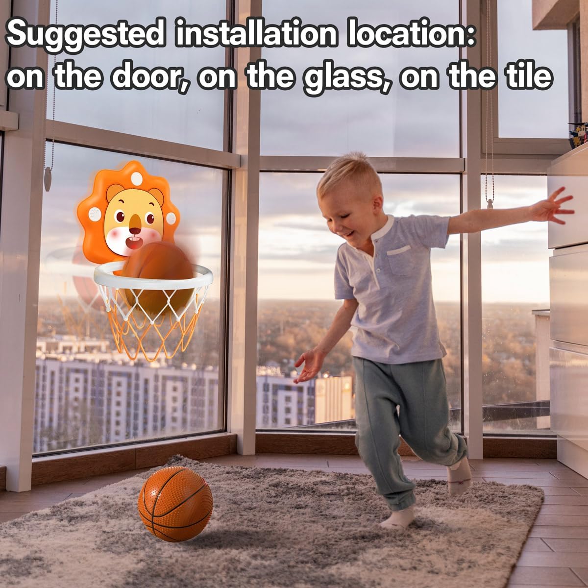 幼児用の屋内バスケットボールフープ,高さ調節可能,子供用おも - Basketball Hoop Kids Indoor のレビューと価格