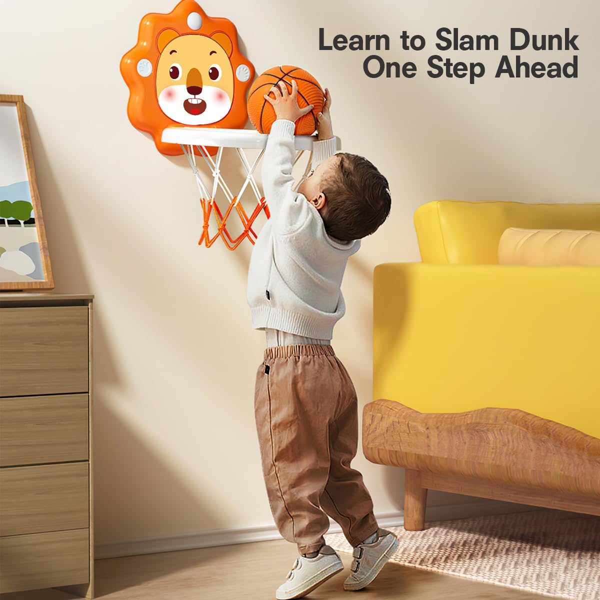 幼児用の屋内バスケットボールフープ,高さ調節可能,子供用おも - Basketball Hoop Kids Indoor のレビューと価格