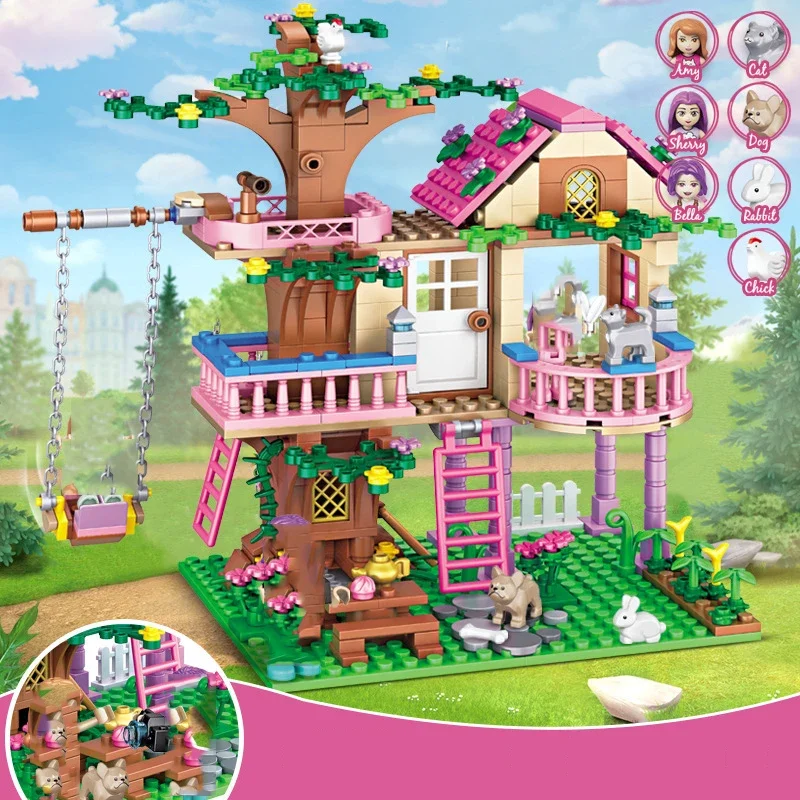 フレンズシティツリーハウスサマーホリデーヴィラキャッスルビル - Lego Set City のレビューと価格