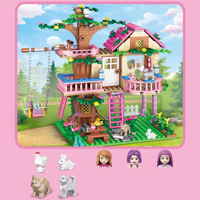 フレンズシティツリーハウスサマーホリデーヴィラキャッスルビル - Lego Set City のレビューと価格
