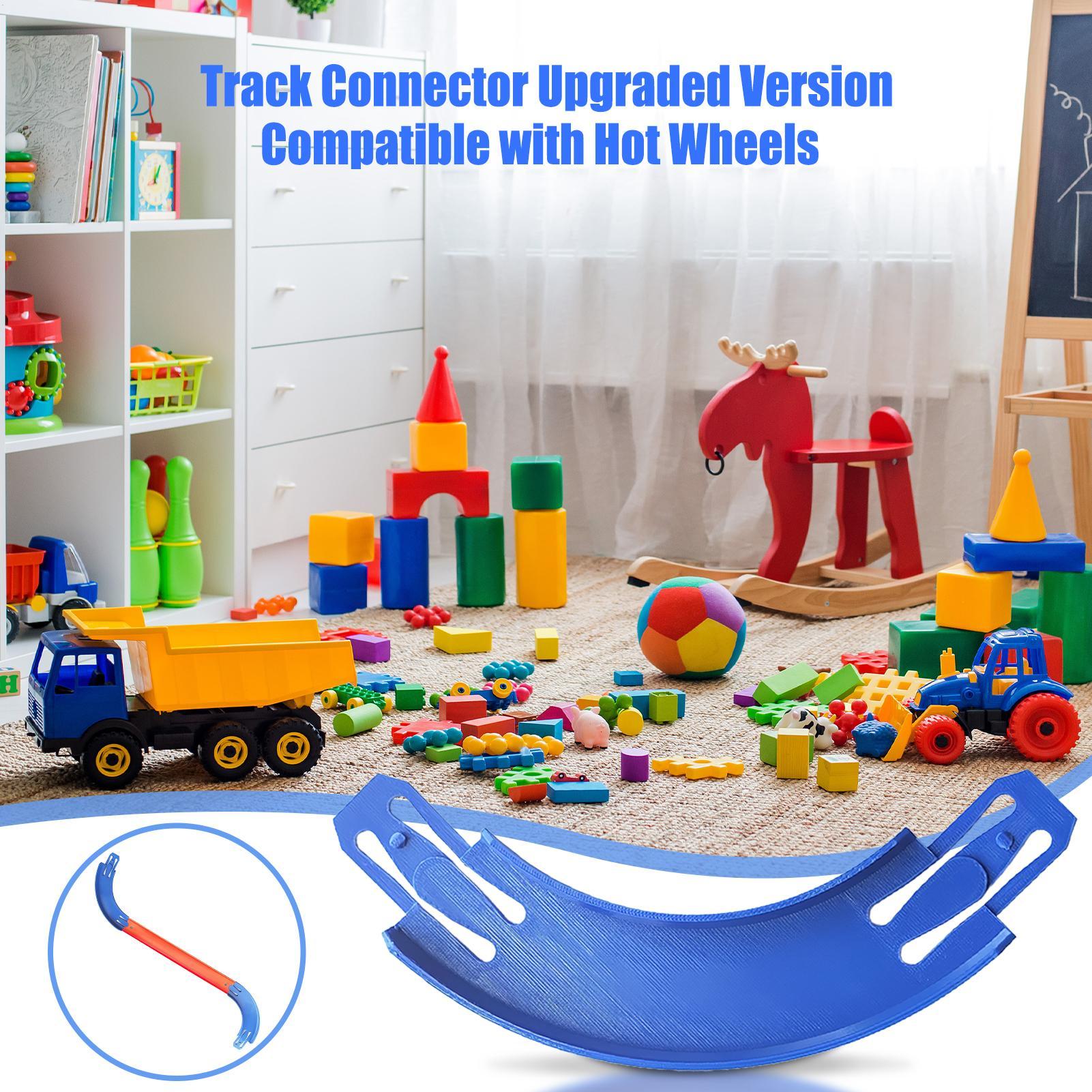 おもちゃの車コーナートラックコネクター（ホイール付き）90度 - Kids Toys Cycle のレビューと価格