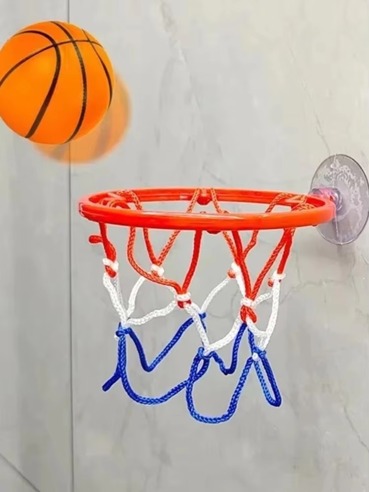 子供用ミニバスケットボールフープセット、室内用吸盤式壁掛け、 - Basketball Hoop Kids Indoor のレビューと価格