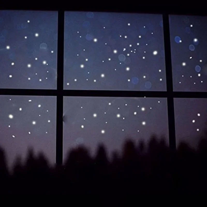 新しい407個入り光るウォールステッカー、暗闇で光る星型ビニ - Glow In Dark Stars のレビューと価格