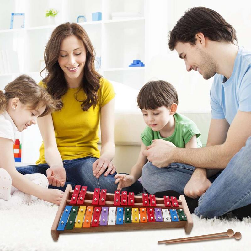 赤ちゃんのためのxylophoneハンドベル、カラフルな情熱 - Kids Toys Xylophone のレビューと価格