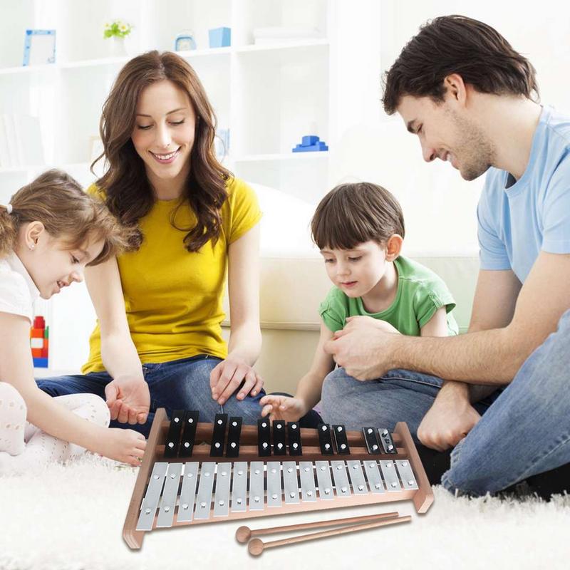 赤ちゃんのためのxylophoneハンドベル、カラフルな情熱 - Kids Toys Xylophone のレビューと価格