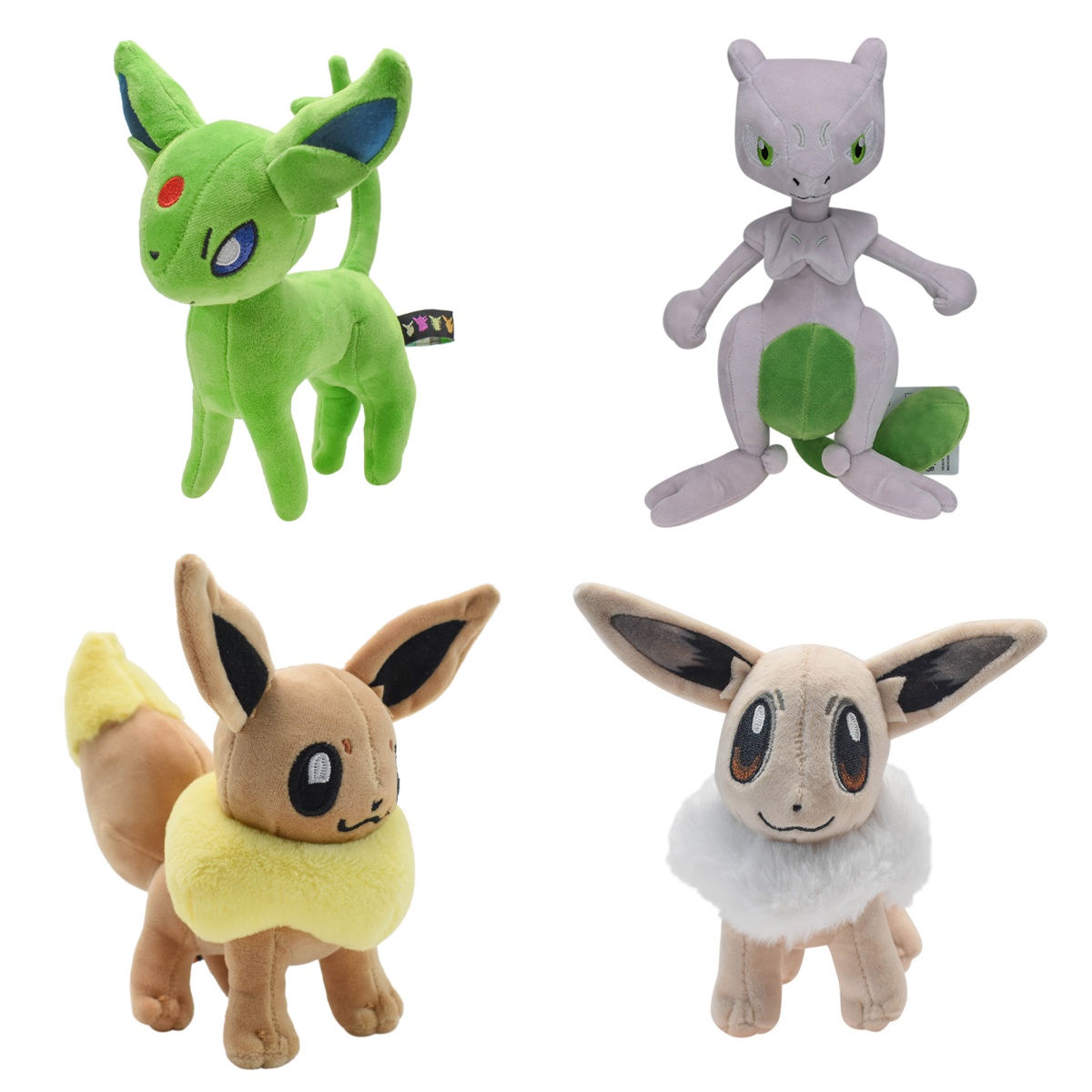 ソフトポケモンぬいぐるみ光沢のあるエスペオンミュウツーフレア - Kids Toys Young のレビューと価格