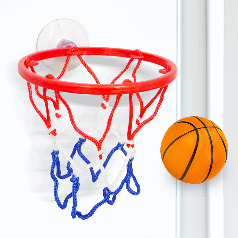 子供用室内ミニバスケットボールフープセット、吸盤付き壁掛け、 - Basketball Hoop Kids Indoor のレビューと価格