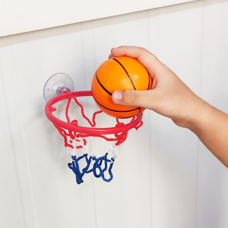 子供用室内ミニバスケットボールフープセット、吸盤付き壁掛け、 - Basketball Hoop Kids Indoor のレビューと価格