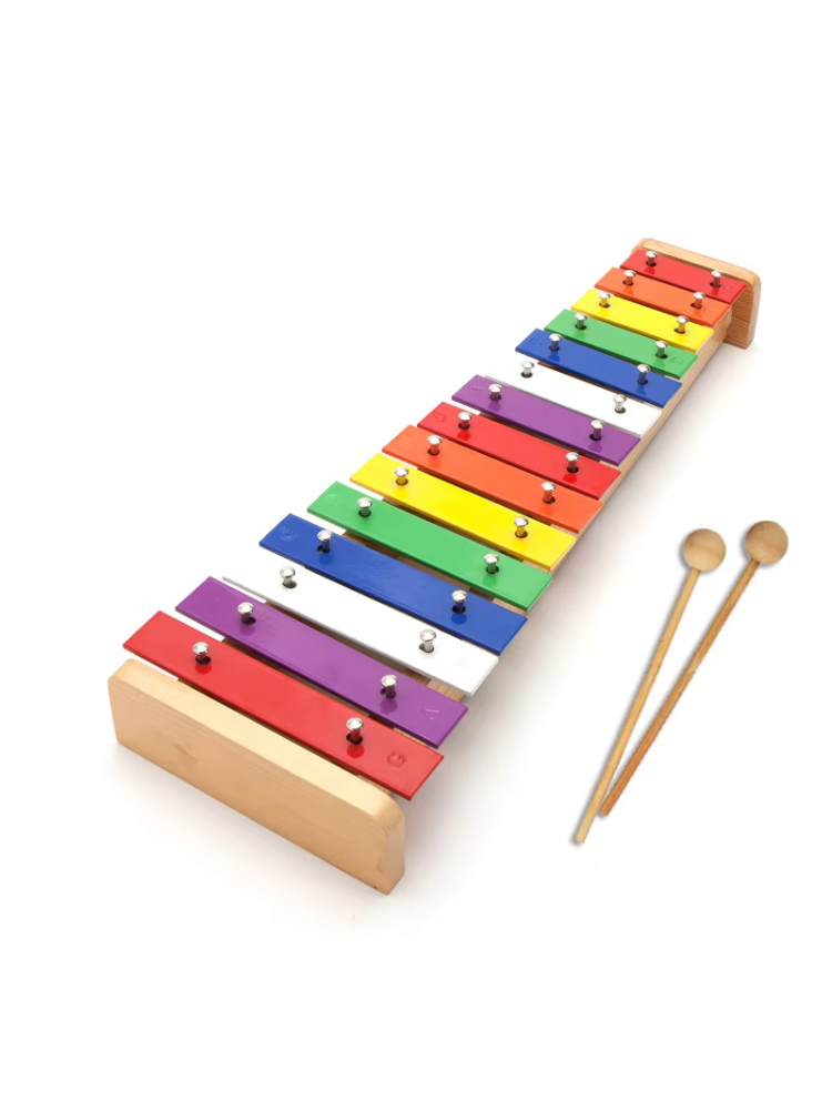 15 キーキシロフォン子供用オルフ音楽キーボード金属楽器木製 - Kids Toys Xylophone のレビューと価格