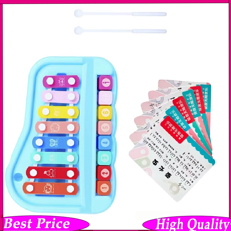 8音ハンドパーカッション楽器 - オルフスタイルの子供用教育 - Kids Toys Xylophone のレビューと価格