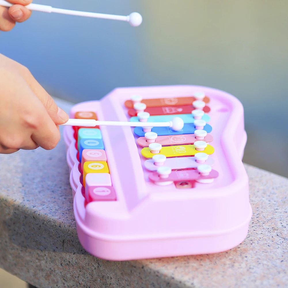 8音ハンドパーカッション楽器 - オルフスタイルの子供用教育 - Kids Toys Xylophone のレビューと価格