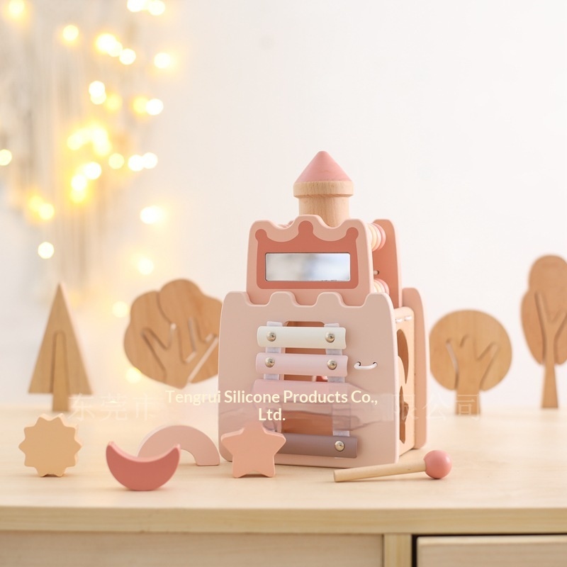 木製キャッスル5in1アクティビティキューブ知育玩具幼児向け - Kids Toys Xylophone のレビューと価格