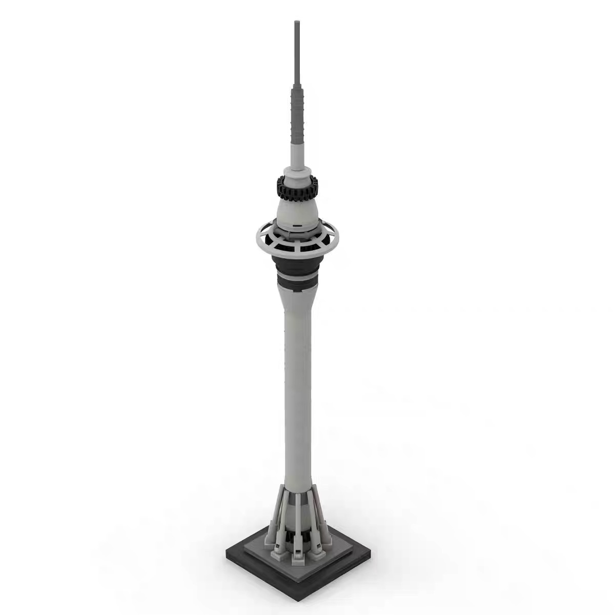MOC 有名な都市のランドマーク建築ニュージーランドスカイタ - Kids Toys New Zealand のレビューと価格