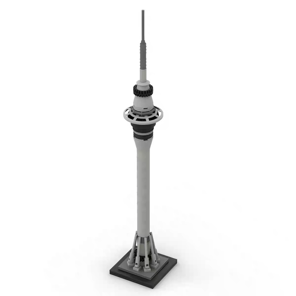 MOC 有名な都市のランドマーク建築ニュージーランドスカイタ - Kids Toys New Zealand のレビューと価格