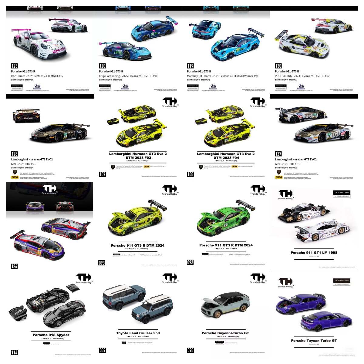TH 1/64 ポルシェ 911 GT3 R ルマン24時間 - Kids Toys Young のレビューと価格