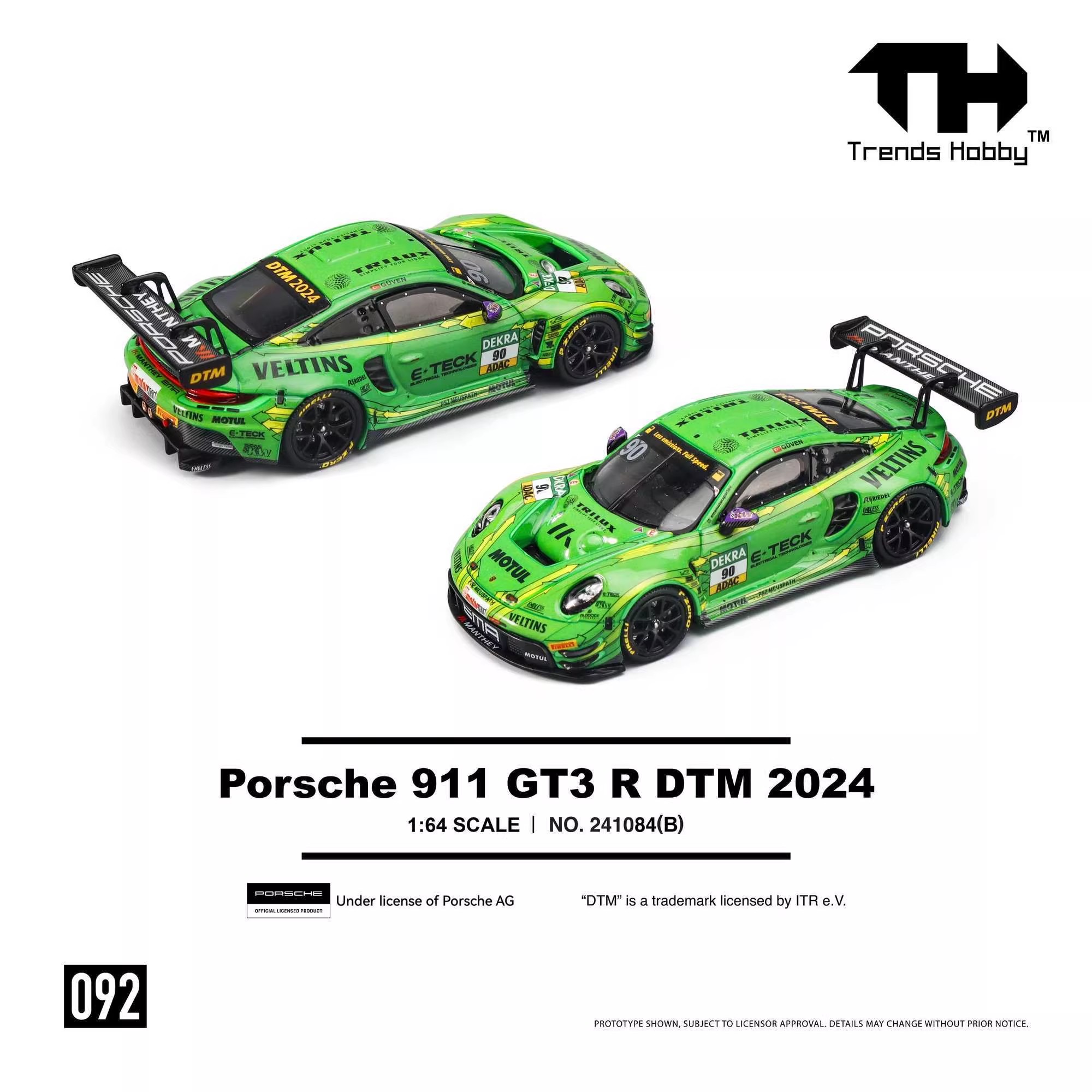 TH 1/64 ポルシェ 911 GT3 R ルマン24時間 - Kids Toys Young のレビューと価格