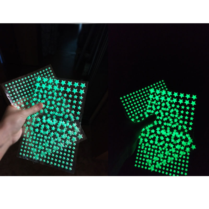 202 ピース/セット 3D バブルスタードット発光ウォール - Glow In Dark Stars のレビューと価格
