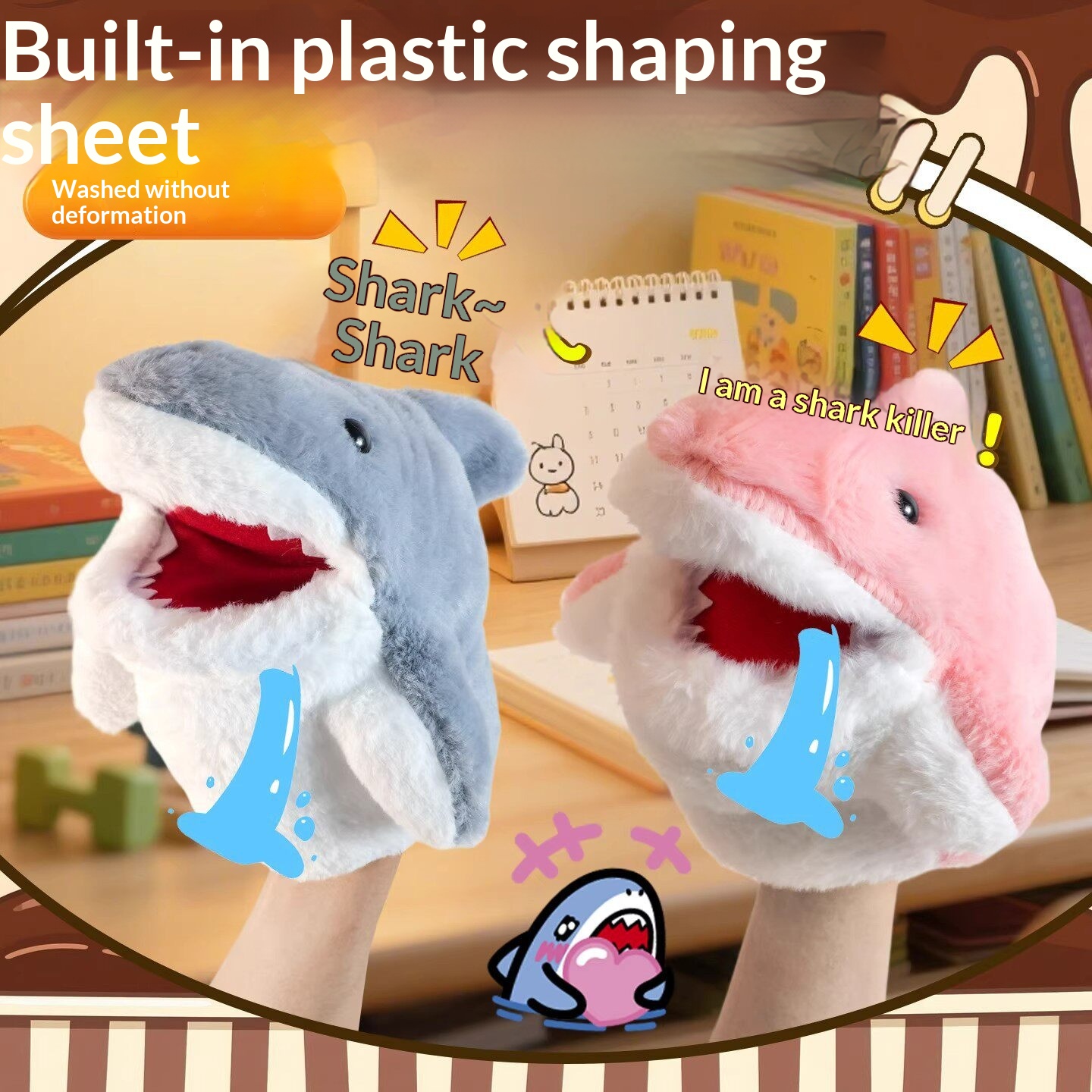 サメハンドパペットぬいぐるみサメアームグローブおもちゃ面白い - Kids Toys Young のレビューと価格