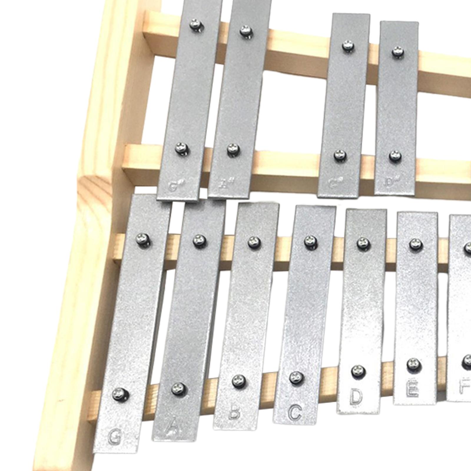 25音メタルキーゼロフォン・グロッケンシュピール打楽器、子供 - Kids Toys Xylophone のレビューと価格