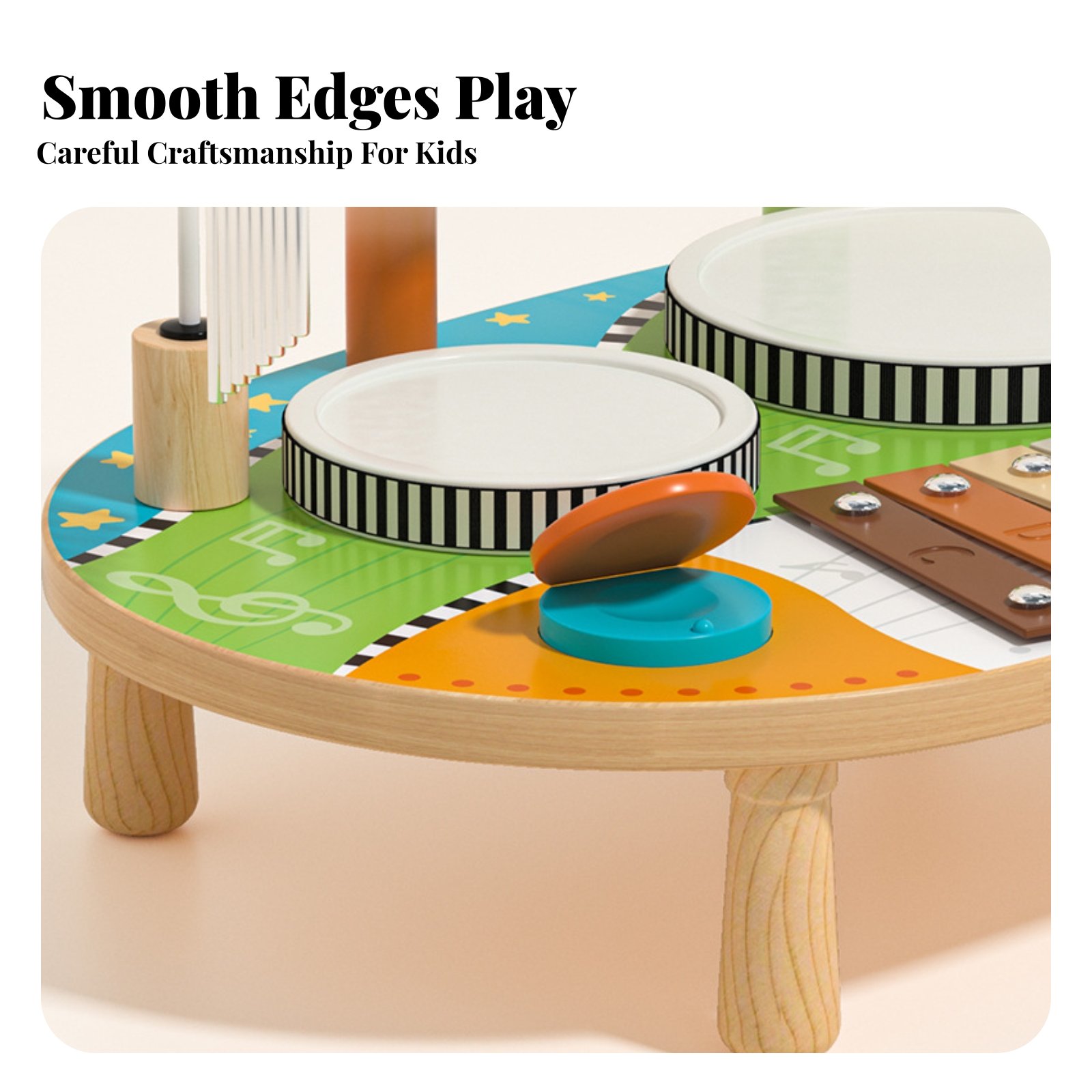 子供用ドラムと木琴のおもちゃ 教育用幼児ドラムセット 幼児用 - Kids Toys Xylophone のレビューと価格