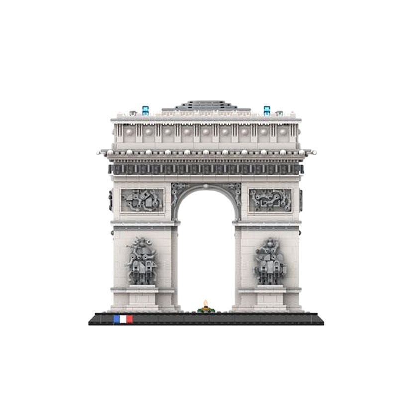 4445ピース凱旋門モデルビルディングブロックパリランドマー - Kids Toys Paris のレビューと価格