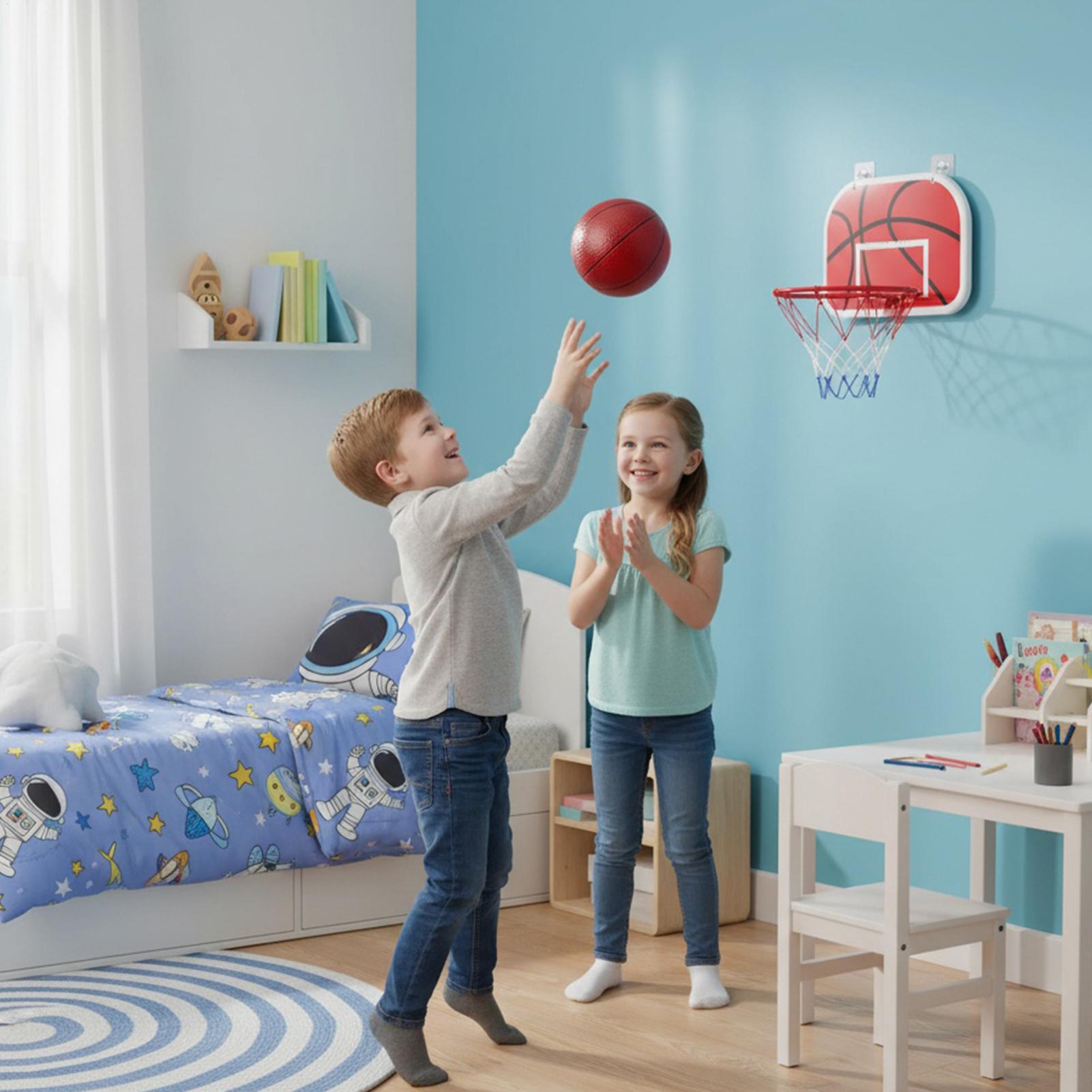 インタラクティブバスケットボールおもちゃ 室内用フープセット - Basketball Hoop Kids Indoor のレビューと価格