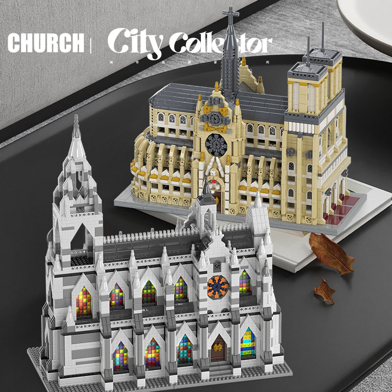 シティノートルダム・ド・パリ建築キットビルディングブロックミ - Kids Toys Paris のレビューと価格