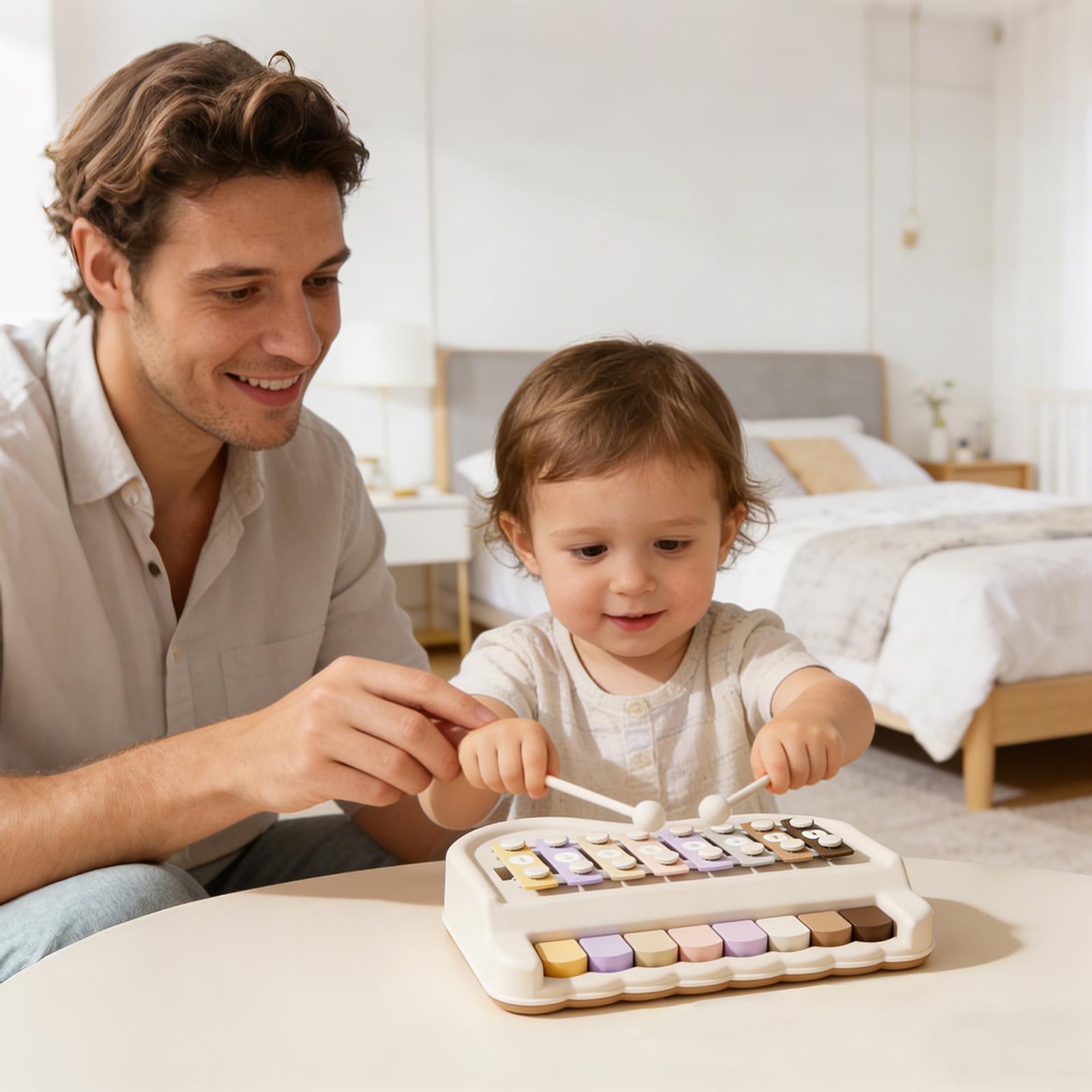 子供用ピアノ木琴ポータブル楽器キーボード早期学習キーボードお - Kids Toys Xylophone のレビューと価格