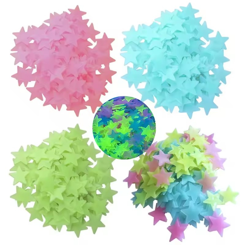 暗闇で光る星ステッカー - 子供部屋の装飾、DIYの夜空の天 - Glow In Dark Stars のレビューと価格