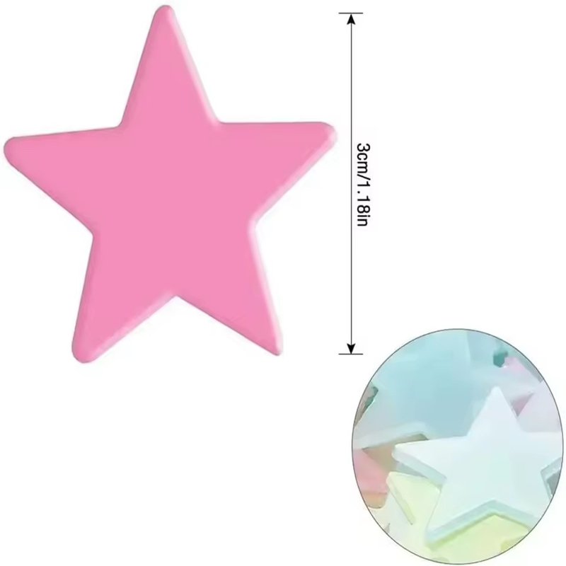 暗闇で光る星ステッカー - 子供部屋の装飾、DIYの夜空の天 - Glow In Dark Stars のレビューと価格