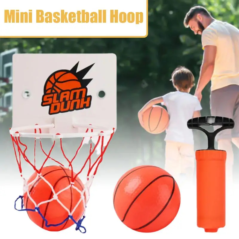 ミニ屋内バスケットボールフープ、ボール2個付き、吸盤式壁掛け - Basketball Hoop Kids Indoor のレビューと価格
