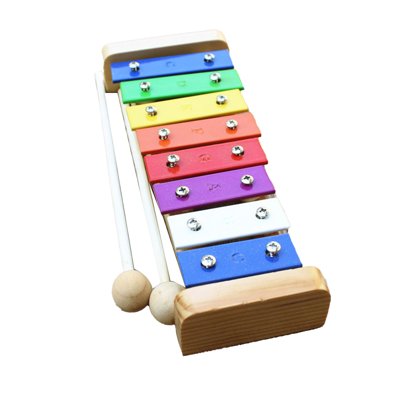 8 ノート木琴子供のおもちゃ教育開発音楽打楽器アルミプレート - Kids Toys Xylophone のレビューと価格