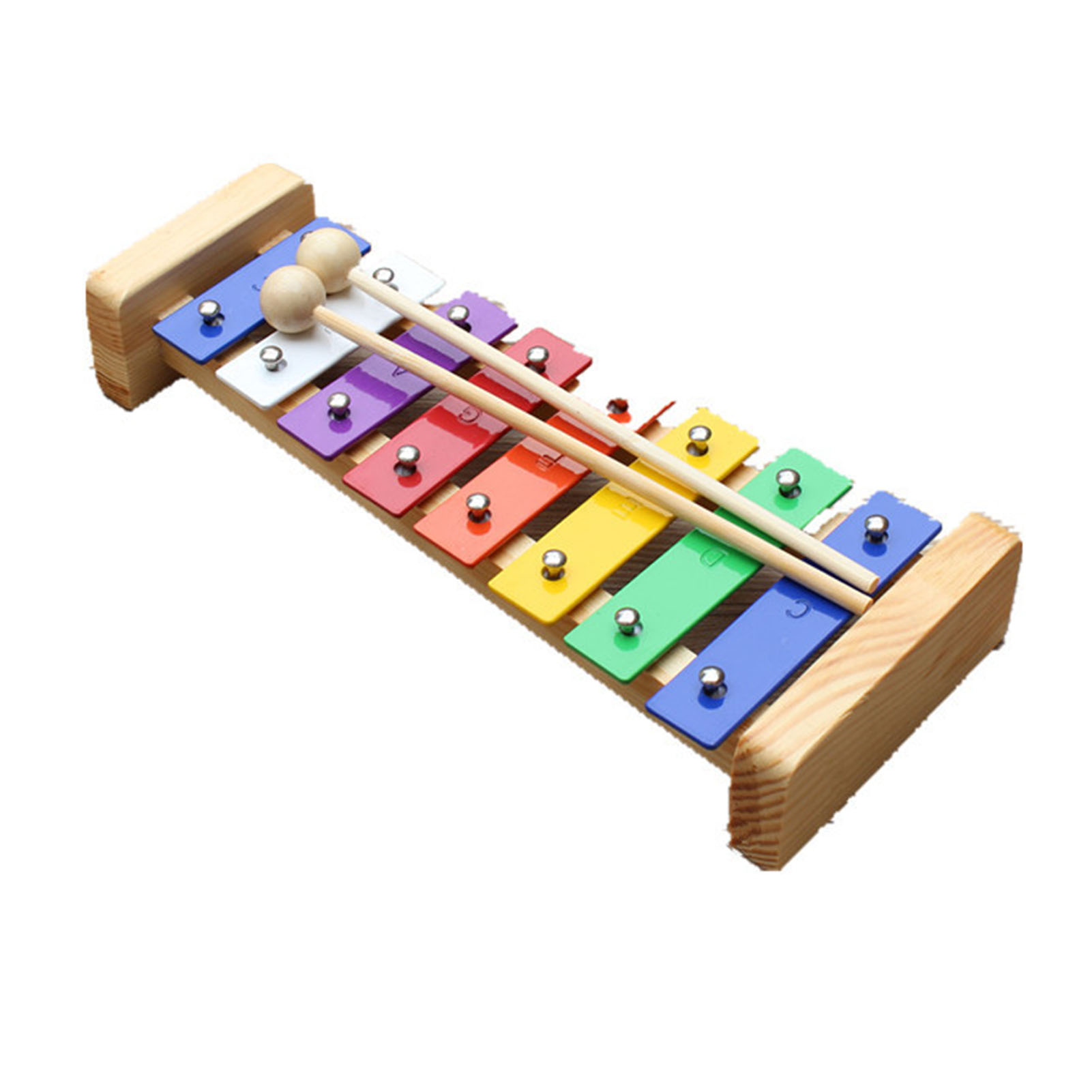 8 ノート木琴子供のおもちゃ教育開発音楽打楽器アルミプレート - Kids Toys Xylophone のレビューと価格