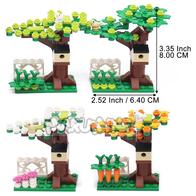 MARUMINE 小粒子MOCブロック ツリーハウスセット  - Lego Set City のレビューと価格