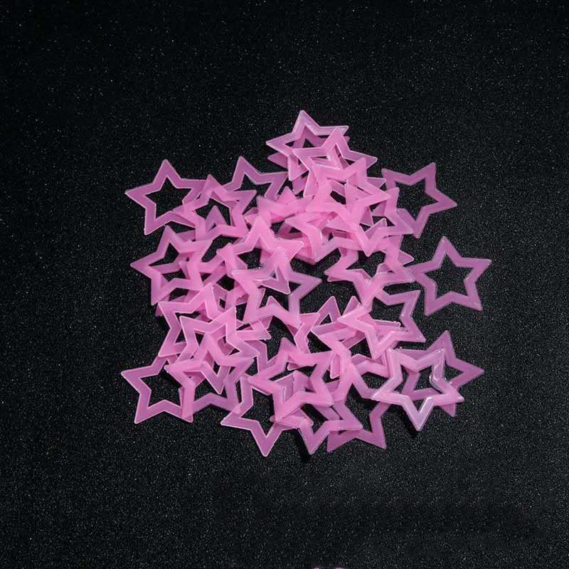 3D透かし彫りの壁のステッカー,壁のラベル,蛍光色,リビング - Glow In Dark Stars のレビューと価格