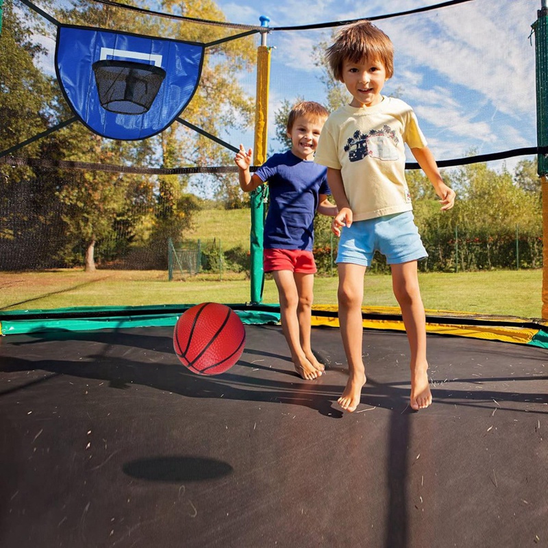 トランポリンバスケットボールフープキット,ポンプとミニボール - Basketball Hoop Kids Indoor のレビューと価格