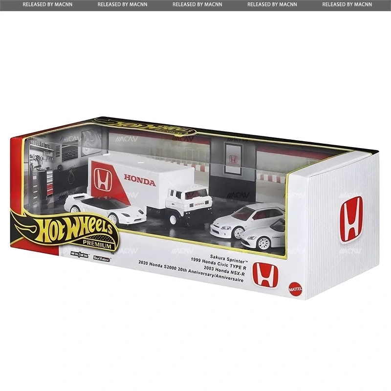 新しい 1/64 ホットホイールプレミアムホンダガレージシリ - Mattel Toy Hot Wheels のレビューと価格