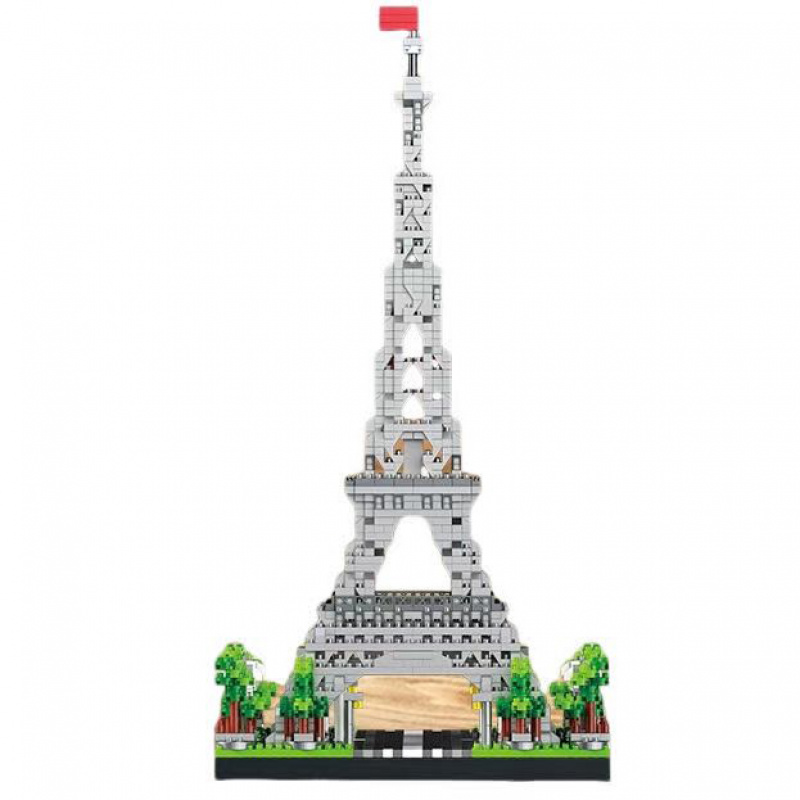 2 サイズ選択パリエッフェル塔マイクロミニビルディングブロッ - Kids Toys Paris のレビューと価格