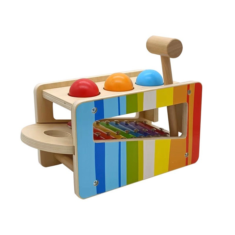 プルオーバーとタップベンチ、スライド式木琴、耐久性のある木製 - Kids Toys Xylophone のレビューと価格